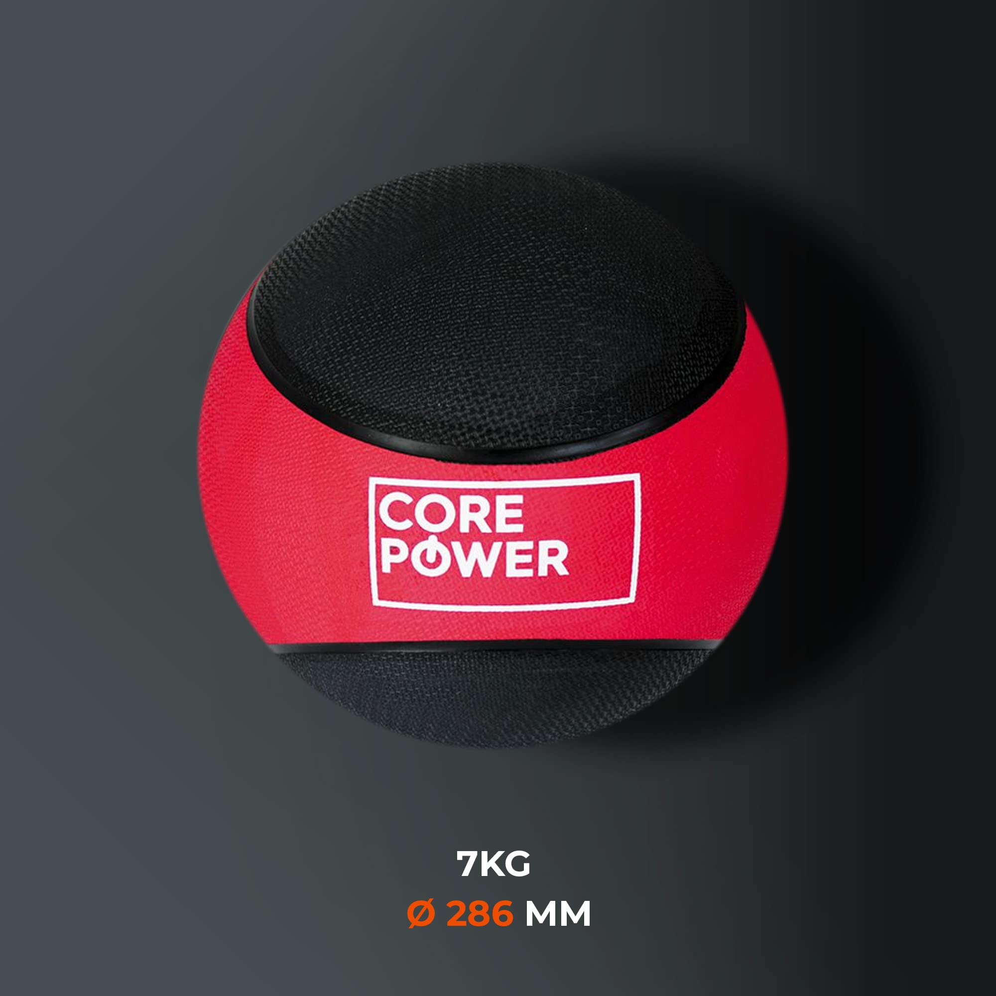 Core Power Medicine Ball 7kg - Palla ponderata di Alta qualità per Il Fitness, l'allenamento di Tutto Il Corpo e la Riabilitazione