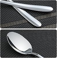 Vista 2 de Kekow Cucharas de postre de acero inoxidable de 12 piezas