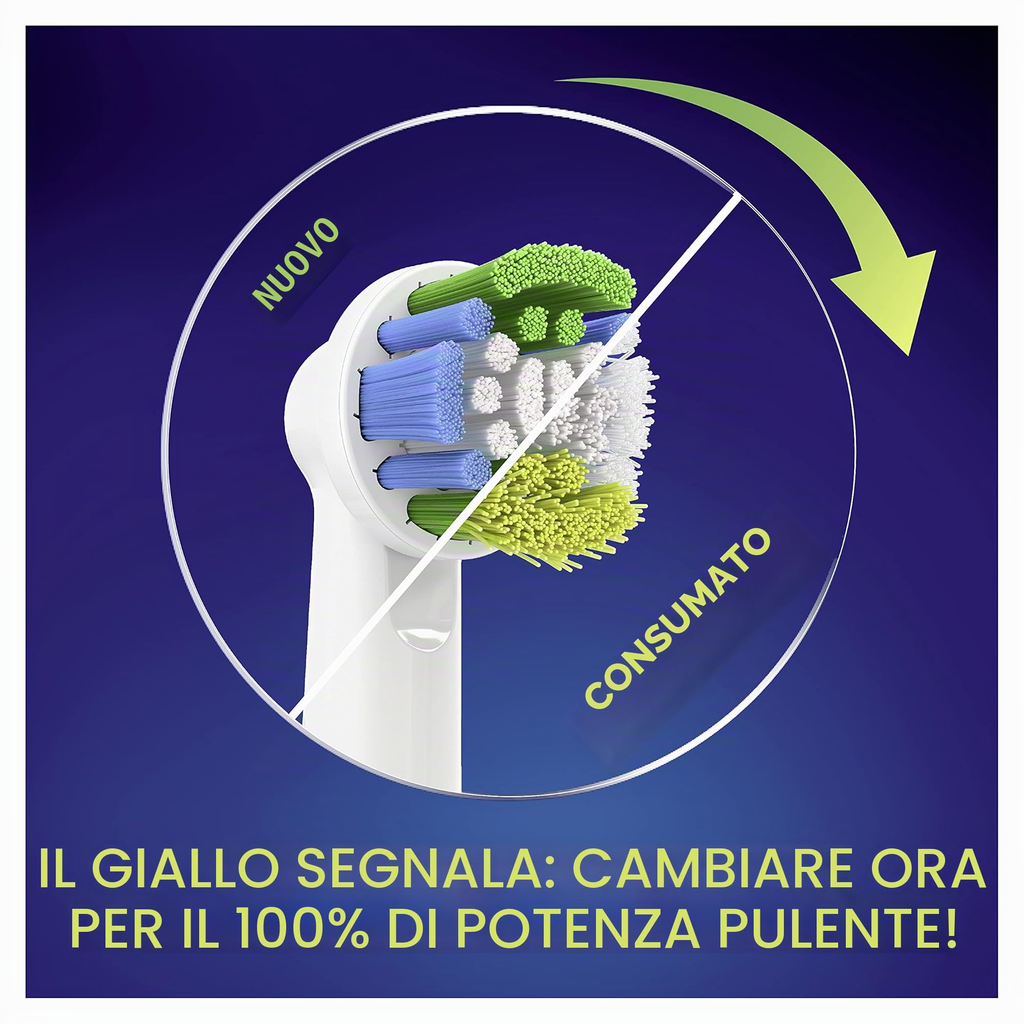 Oral-B Precision Clean - Set di 10 testine per spazzolino elettrico, con setole CleanMaximiser per una cura ottimale dei denti, spazzolini Oral-B