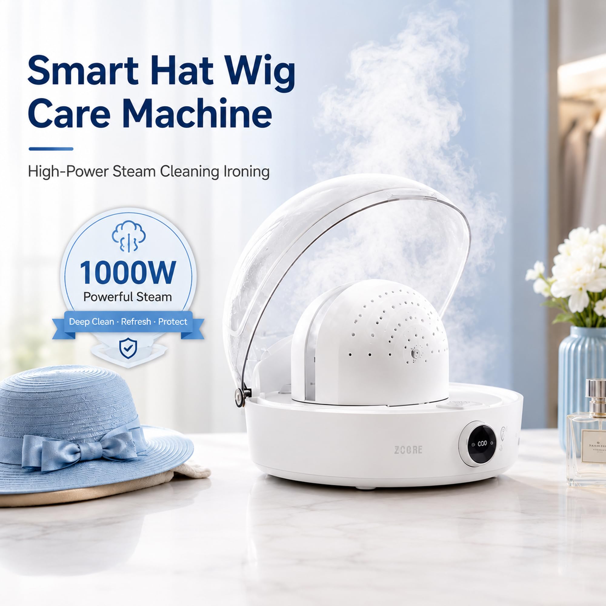 3 in 1 Cap Cleaner Dampfbügelmaschine für Mützen