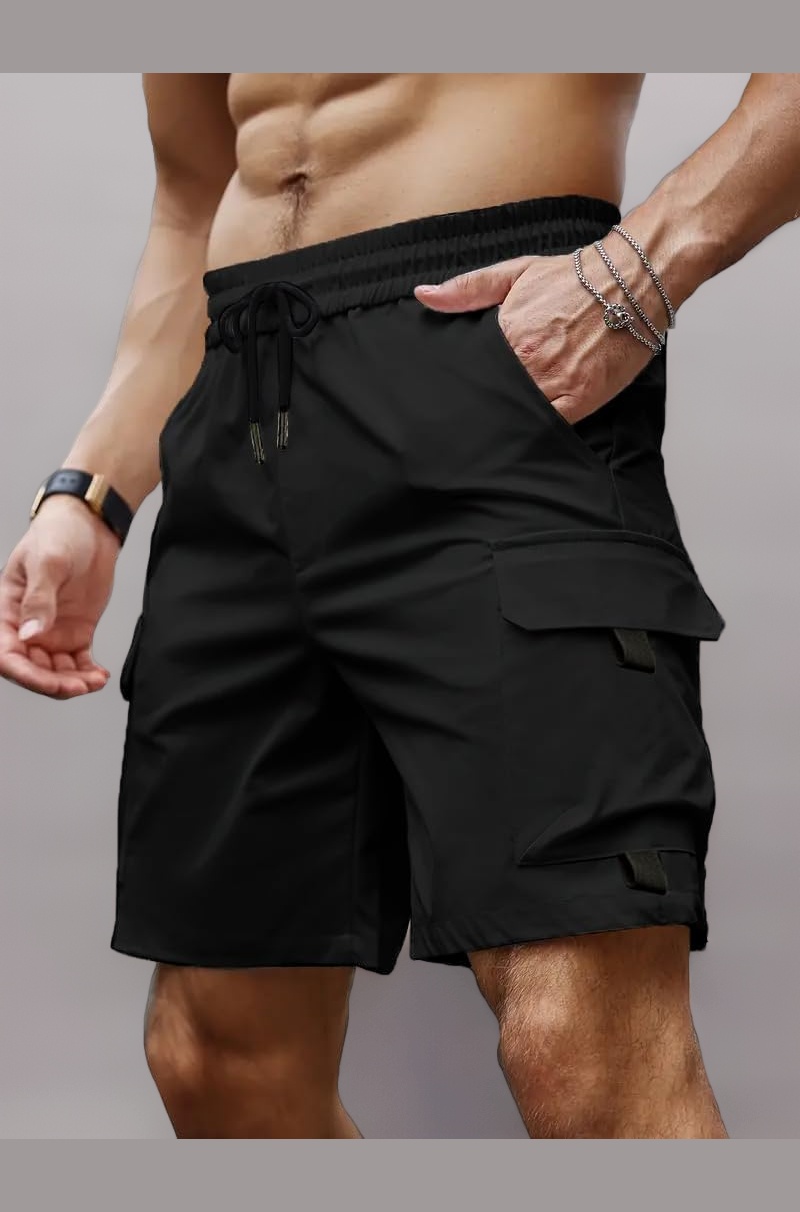 Peppyzone Men's Stylish Latest Cargo Shorts Pant for Men Cotton Casual Shorts for Man