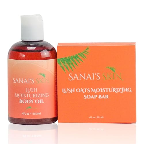 Miniatura 3 de Sanais Skin All-Natural Vegan Oatmeal & Shea Butter Lush Oats Moisturizing Soap Bar  For Dry, Dehyrated, Eczema Prone Skin  4 oz