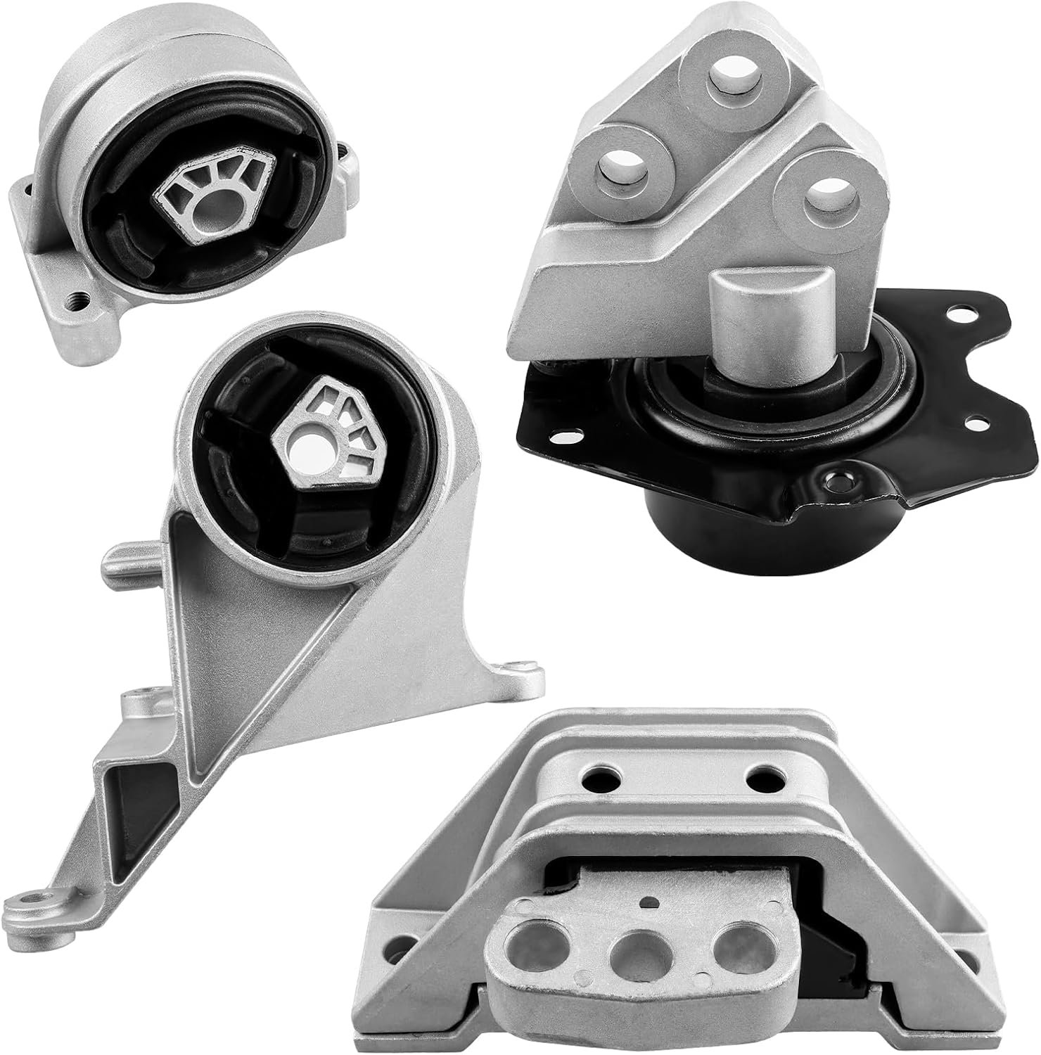 JDMON 4Pcs Engine Motor & Transmission Mount Kit Replacement for Chevrolet Equinox 3.4L 2005-2006 Compatible with A5324, A5325, A3082, A3069, 15297043, 22698066, 15861081, 22712836
