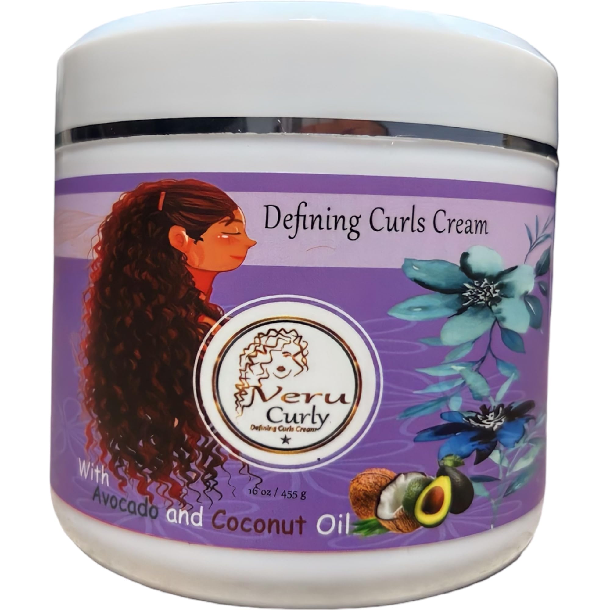 Curl Cream for Wavy Hair - (16 Oz) - Curl Defining Cream For Non-Sticky, Hydrating & Smooth Curls With Breakage Protection - Maintains Moisture for Men and Women