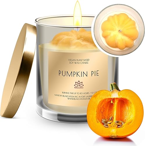Vela en frasco de 10 oz (pastel de calabaza)
