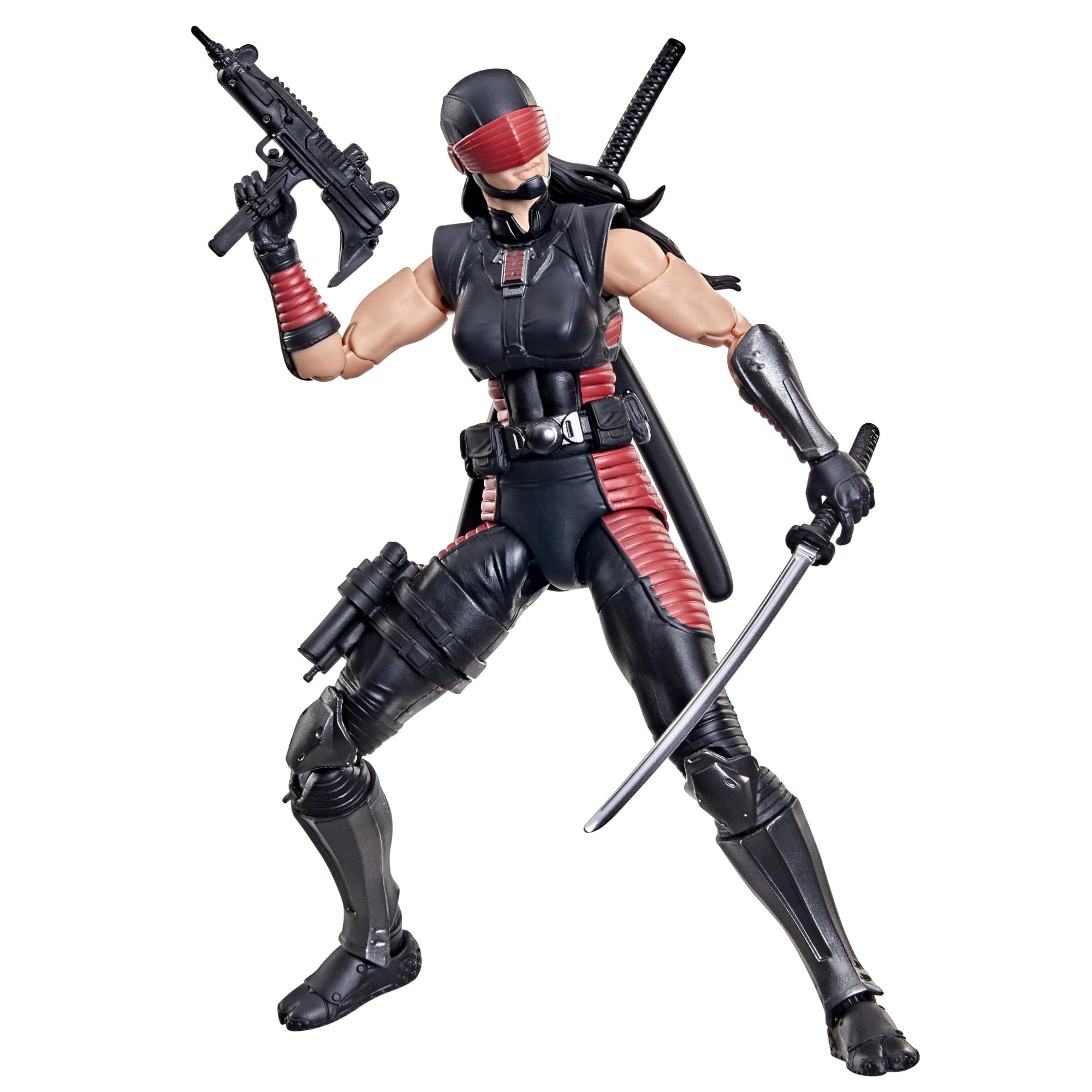 G.I. JOE Classified Series #165, Snake Eyes, Collectible 15-cm Action Figure with 7 Accessories, Black, 6 inches - Image 2