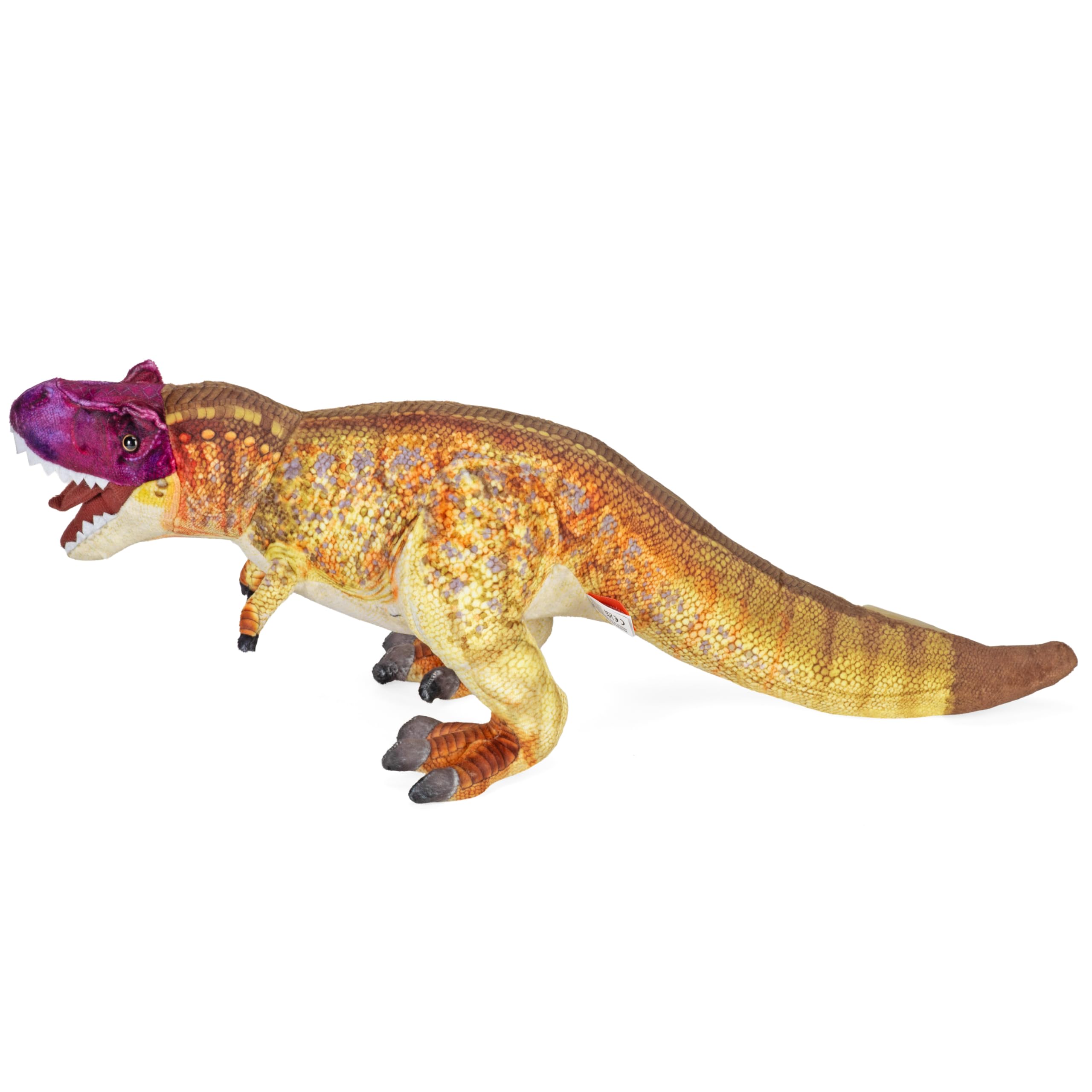 Wild Republic Artist Dino Collection Tirano saurio Rex, 38 cm, para Regalar a niños; Juguete de Peluche Relleno de Material Hecho de Botellas de Agua recicladas