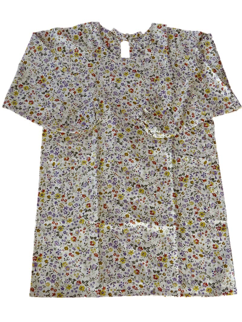 Amazon | 【 上質 な 日本 製 割烹着 】【 花 柄系 割烹着 人気 NO1