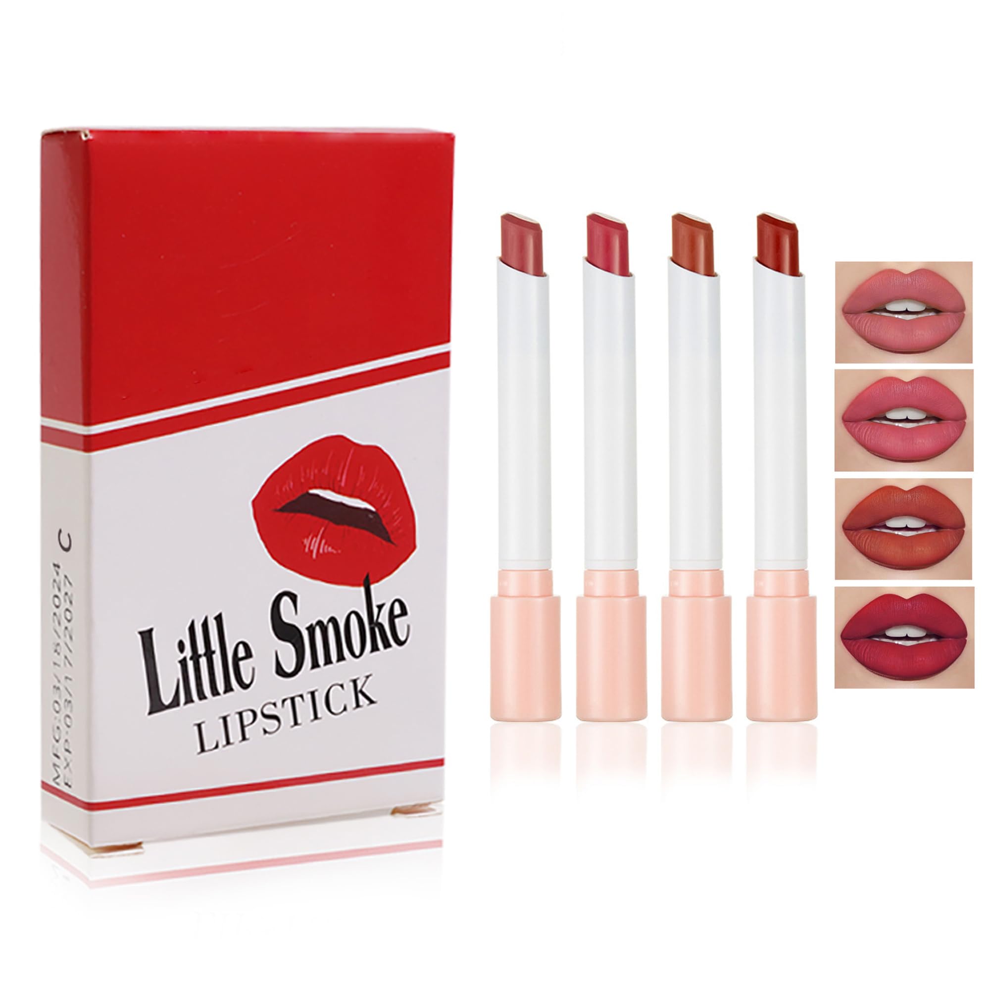 nude lip c 6Pcs Matte Liquid Lipstick Liner Set - Stay On 24 Hours, Waterproof, Non-Stick Cup, Velvety Shades perfectly matched to your colour type LE CRAYON LVRES Precision lip-defining