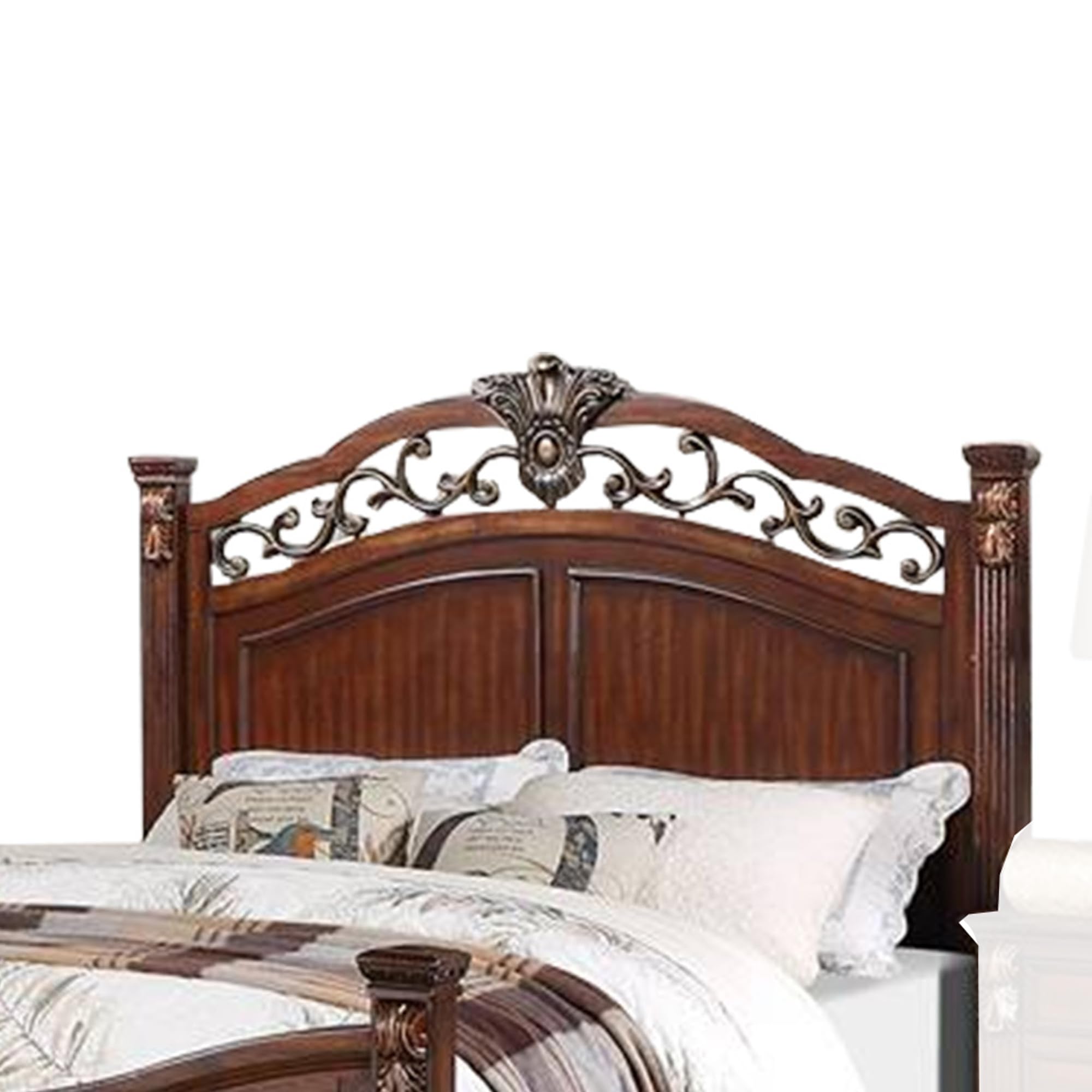 Juego De Cama Carstens Adirondack De 5 Piezas - Tamaño King, Color Marrón - Incluye Edredón, Falda Y Almohadas