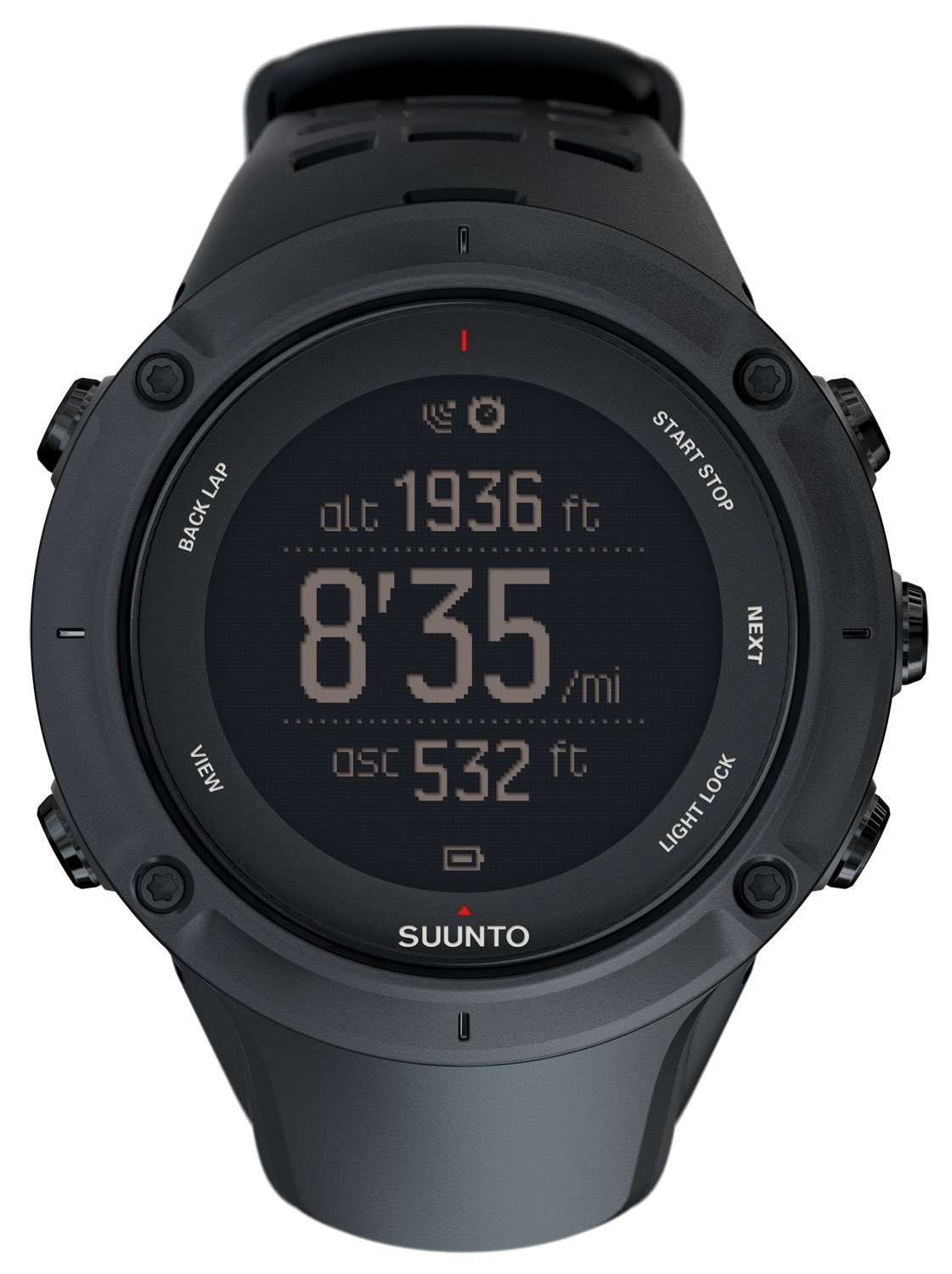 Suunto Ambit3 Peak mit Brustgurt, Schwarz, SS020674000