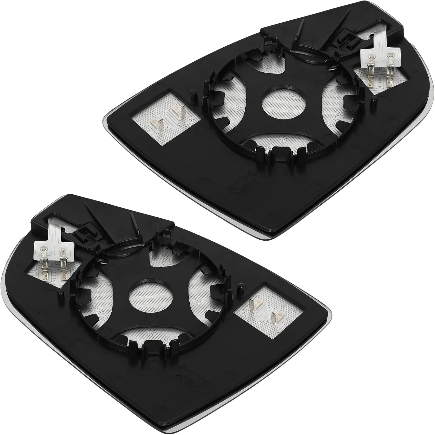 SCITOO Driver and Passenger Side Mirror Glass Compatible with 2012 2013 2014 2015 2016 2017 2018 For Ford For Focus Heat Left and Right Outside Exterior Mirror Glass