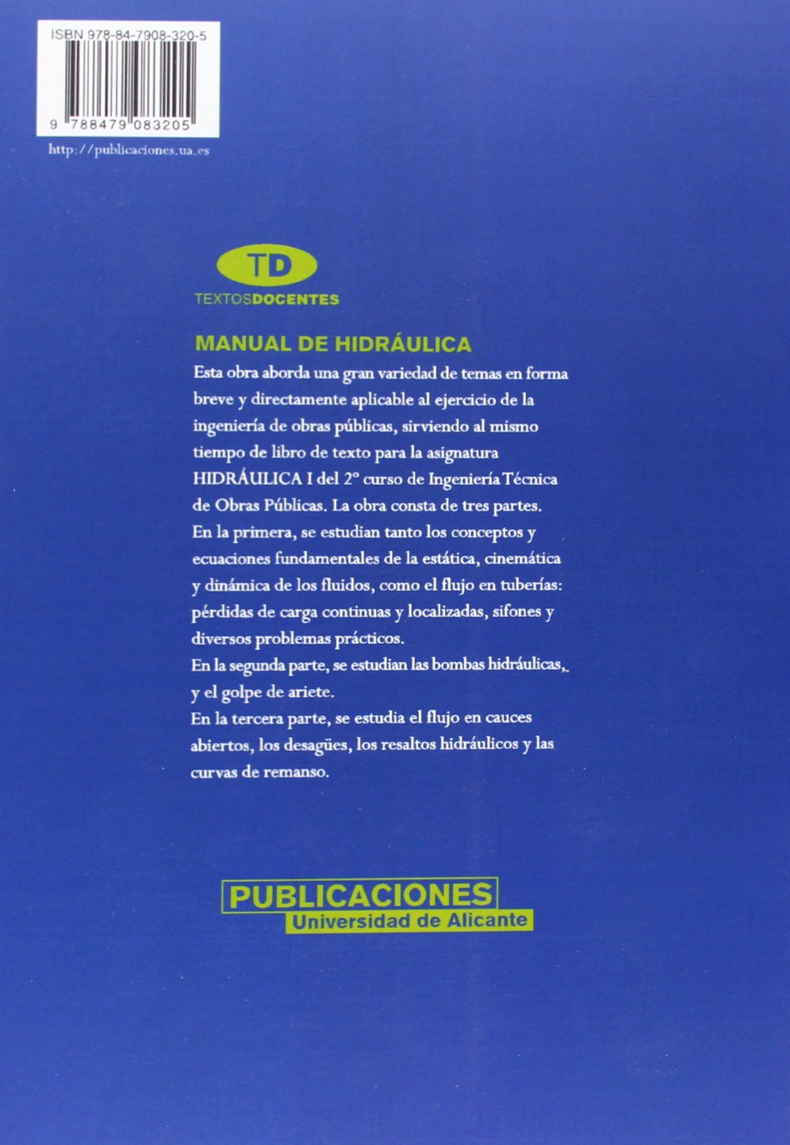 Manual de hidráulica (Textos docentes)