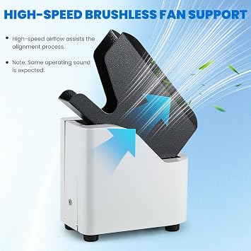 Mxmoonant Desktop Paper Jogger 300-Sheet Capacity, Alignment Paper Finisher