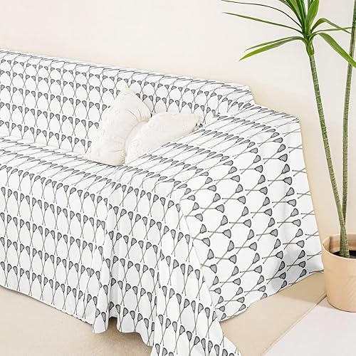 Miniatura 5 de Erosebridal Lacrosse Sticks Sofa Cover Ball Sports Couch Cover Racket Sofa Slipcover Lacrosse Game Couch Protector,71" x 102"
