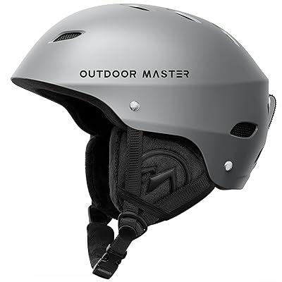OutdoorMaster Kelvin Ski Helmet - Snowboard Helmet for Men, Women & Youth