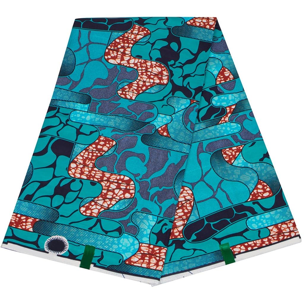 Tessuto batik nazionale africano con stampa a caldo Tessuto in cotone bifacciale Ankara Panno in cera di sabbia dorata