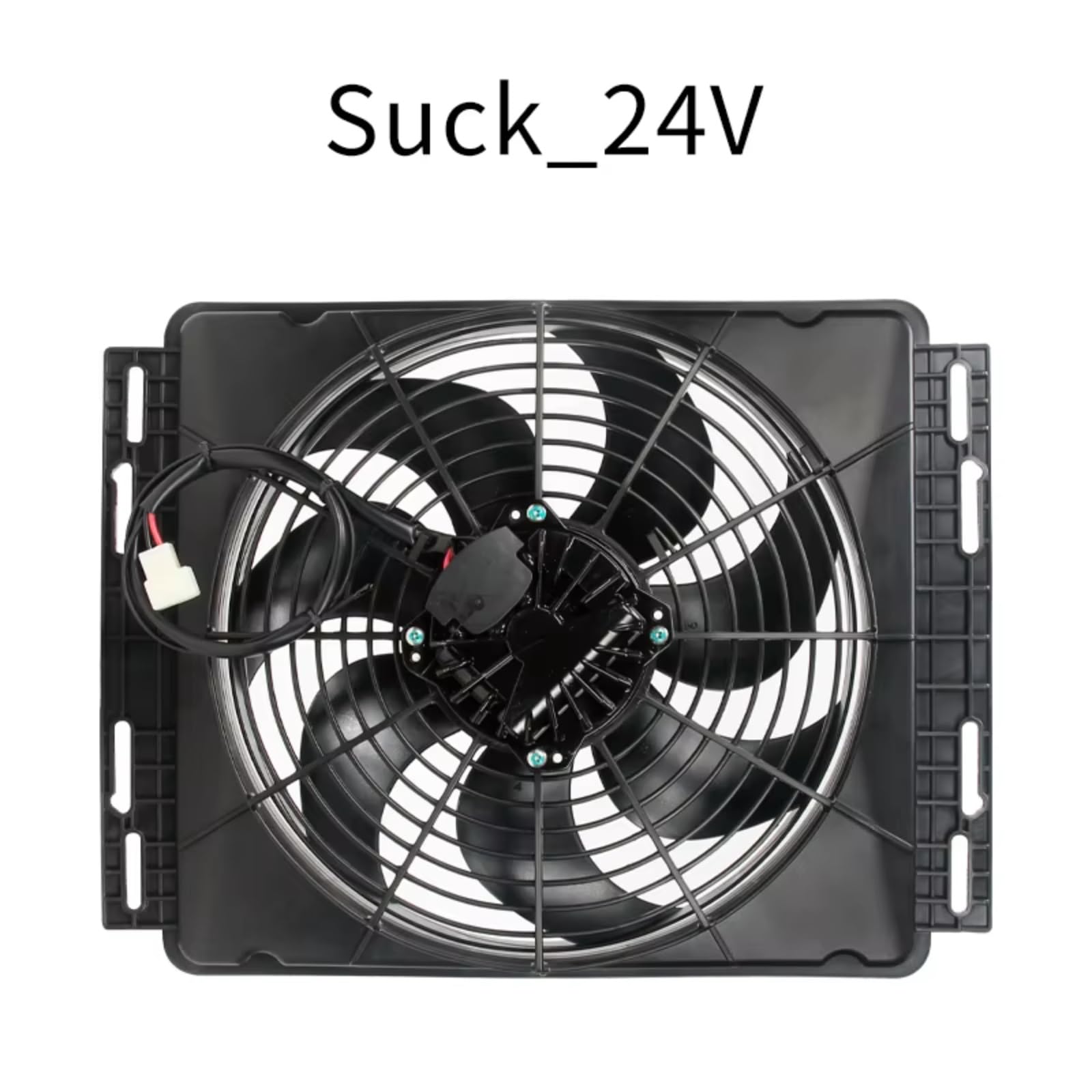 Parkplatz Klimaanlage Bürstenlosen Inverter Lüfter 12v 120w Auto Klimaanlage Elektronische Lüfter 24v Kühler Lüfter Elektrischer Kühlerlüfter Motor