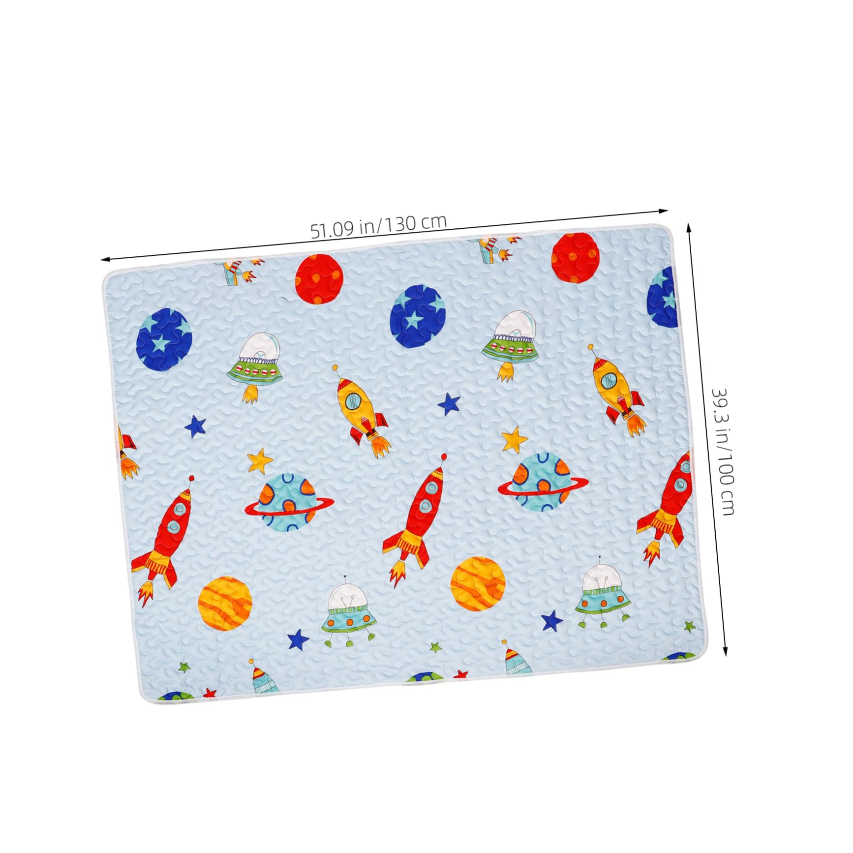 SUPVOX Tapis de Table pour Chaise Haute Bébé Antidérapant en Tissu Doux et Confortable, Design Polyvalent et Mignon pour Protéger le Sol Pendant les Repas et Jeux