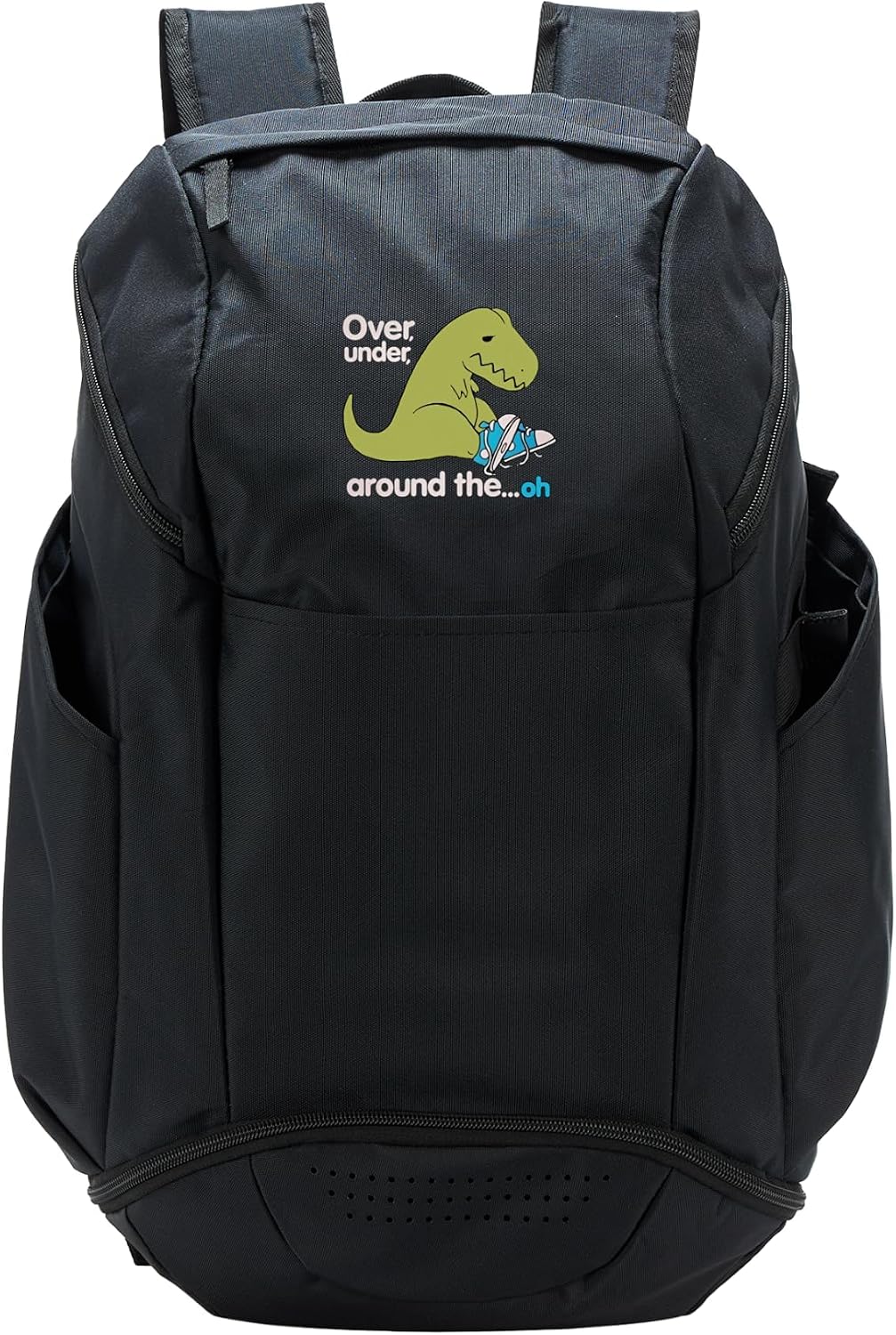 T-Rex Tying Shoes Dinosaur Dino Cool Cute Humorous Funny Sport Backpack