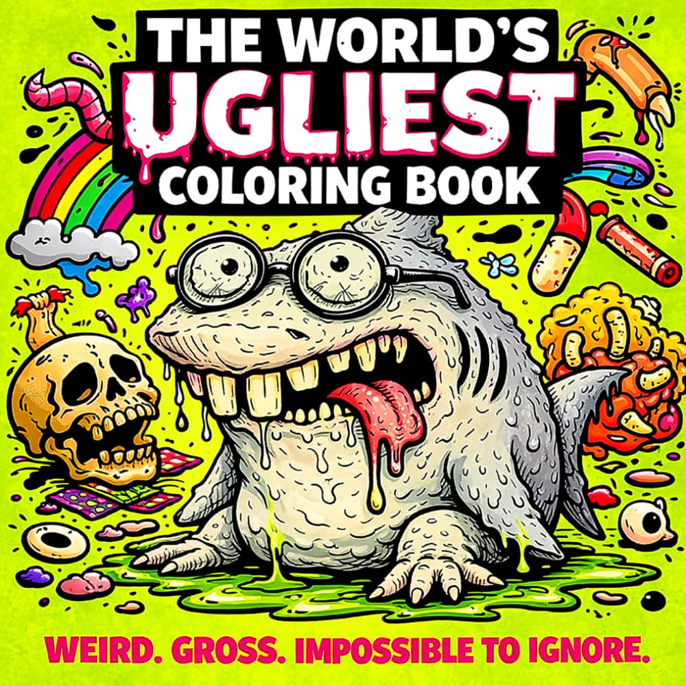 The World’s Ugliest Coloring Book: A Gross and Hilarious Collection of Weird Creatures for Teens 14+ and Adults Sweet Monster (Collection of the Ugliest Coloring Books in the World)
