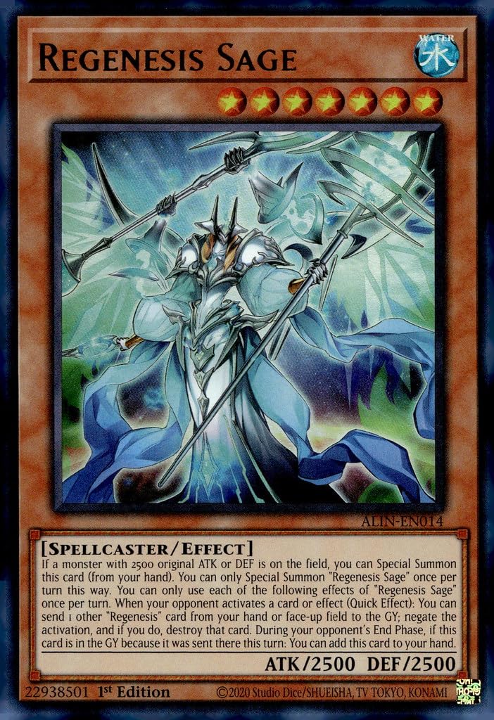 Regenesis Sage - ALIN-EN014 - Ultra Rare - 1st Edition