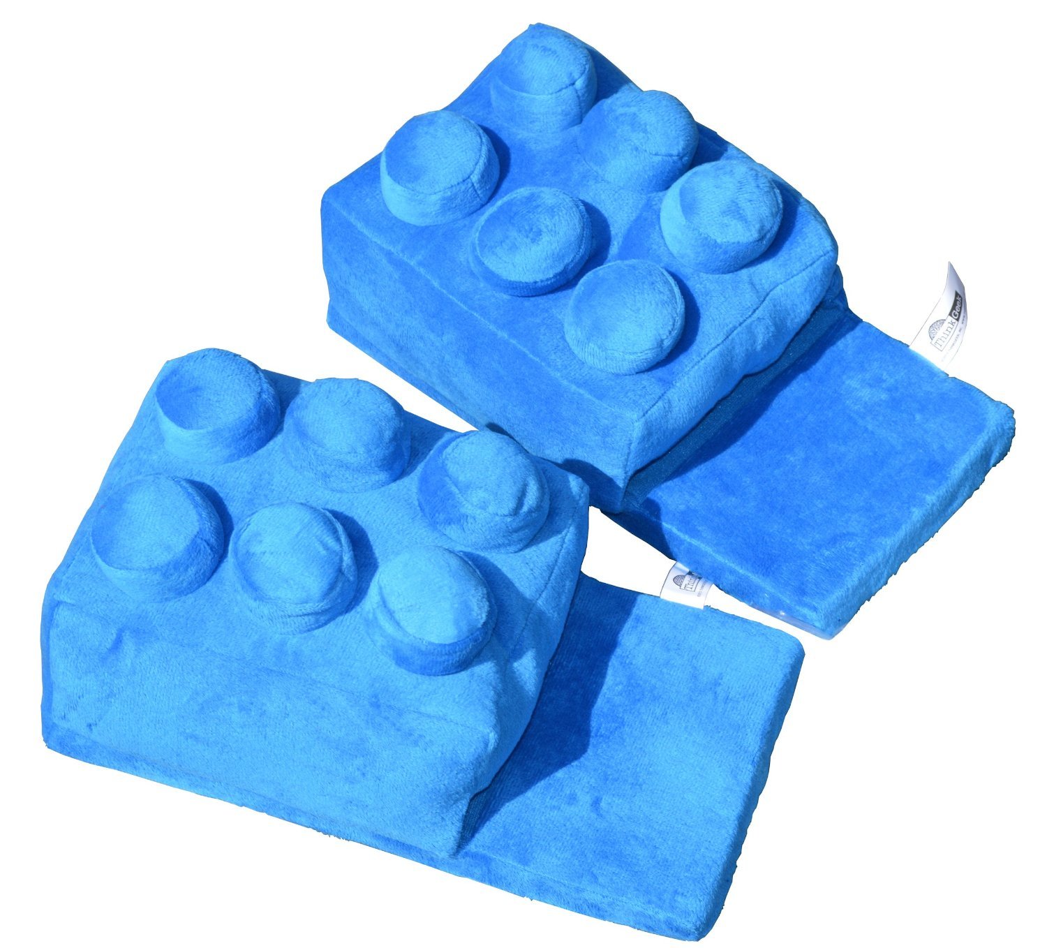 ThinkGeek Building Brick Blue Slippers