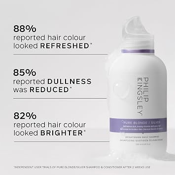 PHILIP KINGSLEY - Pure Blonde/Silver Purple Brightening Shampoo - 8.45fl oz