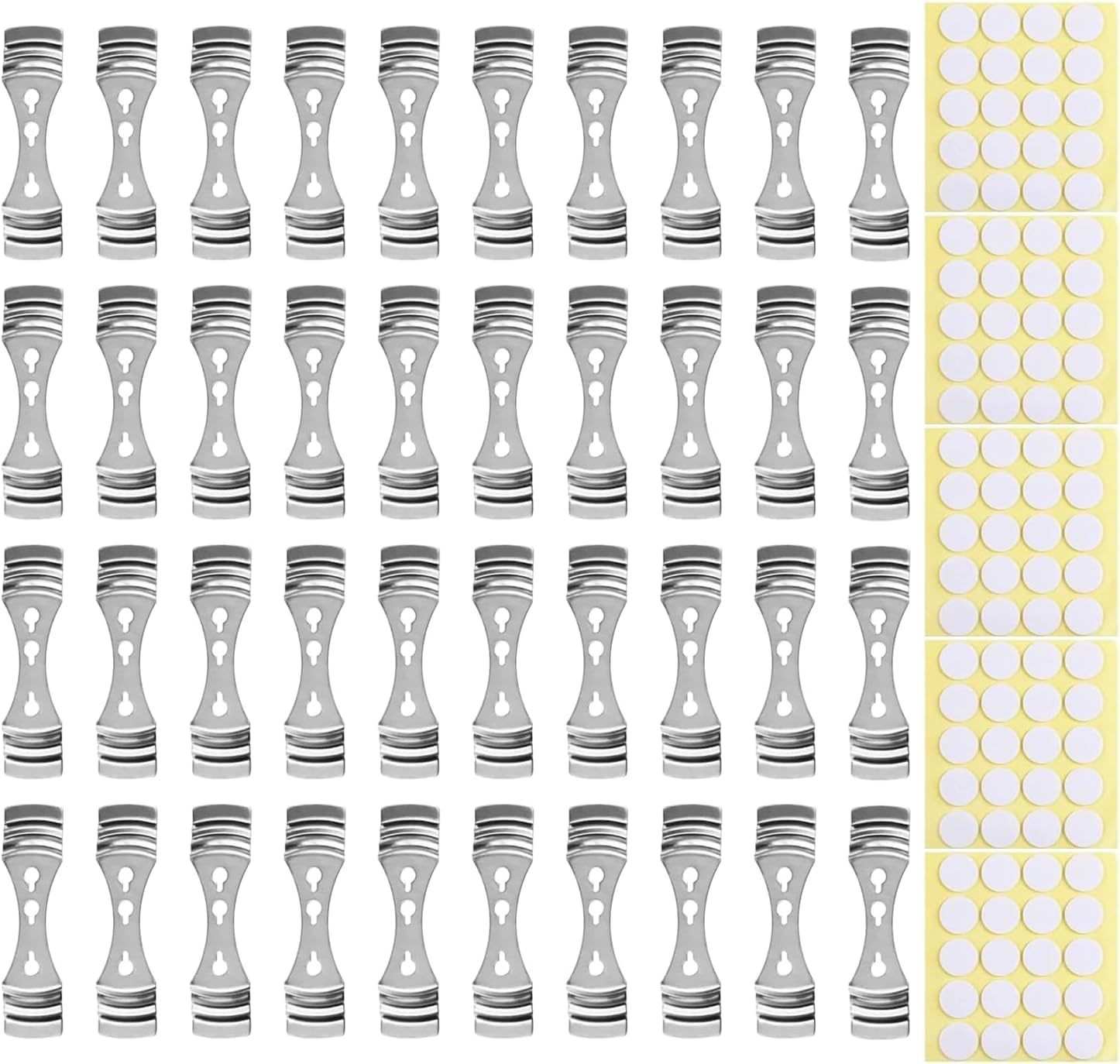 60 pcs Metal Candle Wick Centering Devices Stainless Steel Candle Wick Holder for Candle Making Candle Wick Holders