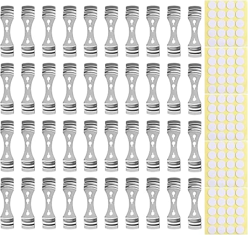 20pcs Metal Candle Wick Centering Devices Stainless Steel Candle Wick Holder for Candle Making Candle Wick Holders, Silver, phi1069