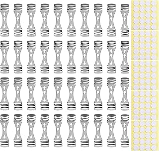 20pcs Metal Candle Wick Centering Devices Stainless Steel Candle Wick Holder for Candle Making Candle Wick Holders, Silver, phi1069