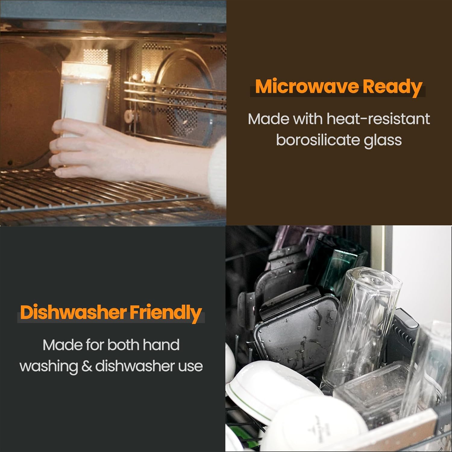 Kide Glass, Crystal Clear, 420ml Capacity, Double Wall