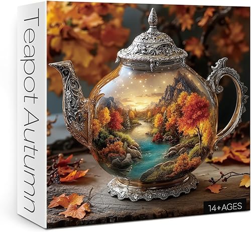 Miniatura 8 de Seasons of Cup - Rompecabezas para adultos de 1000 piezas de naturaleza, hermoso paisaje de plantas, flores, jardín, rompecabezas artísticos,