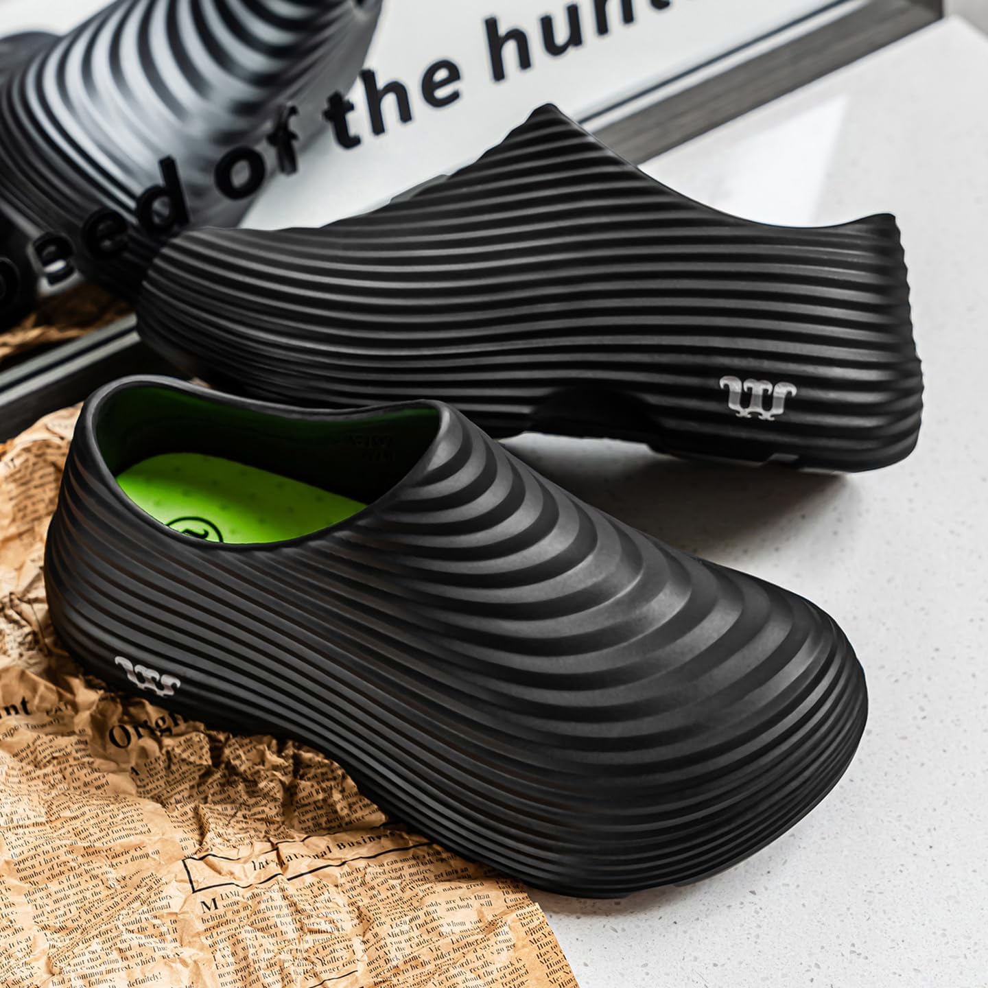 Unisex Black Chef Shoes Men & Women Lightweight Non-Slip Work Shoes for Kitchens - Image 6