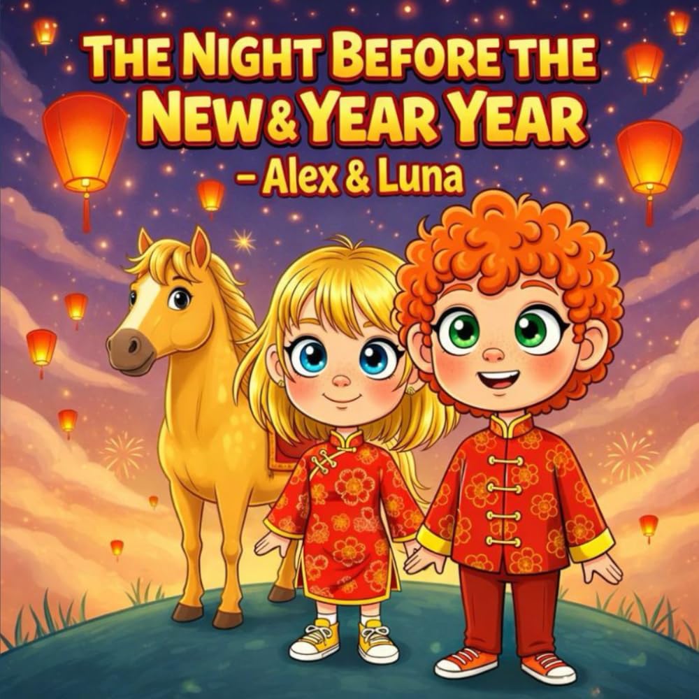 The Night Before the New Year – Alex & Luna - A Magical Lunar New Year Adventure for Kids | Year of the Horse