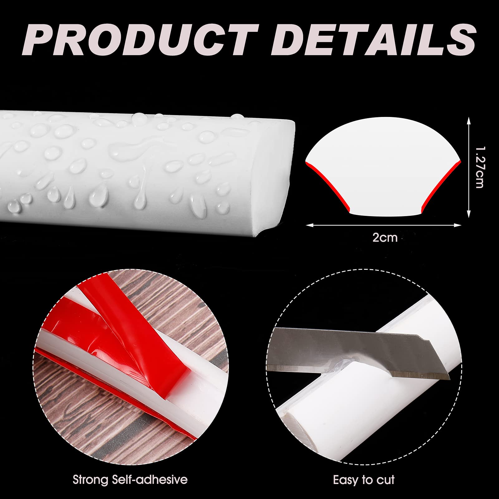 Buy Flexible Quarter Round olding Self Adhesive,Peel and Stick