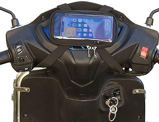 Yumin Polyester Handlebar Mobile Holder for Scooty Scooter Phone Pouch Bag for Activa Jupiter Ntorq Access Ather Ola-S1 Pl... Price In India