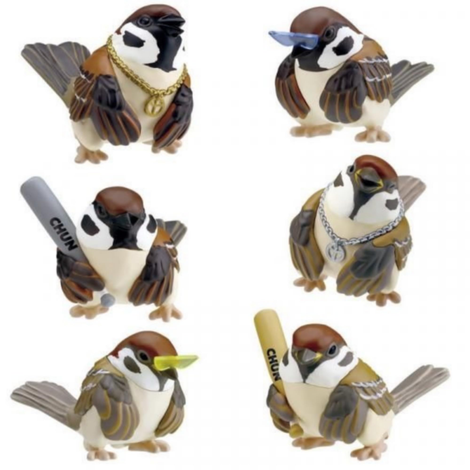 Amazon | 奇譚クラブ ことりの休日 ヤンキースズメ × 全6種セット