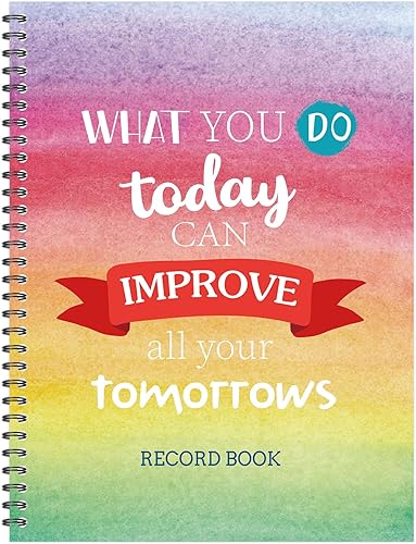 Miniatura 7 de Faccito Libro de registro para profesores de 8.3 x 11 pulgadas, libro de grado 2025, registro de asistencia sin fecha, lista de estudiantes,