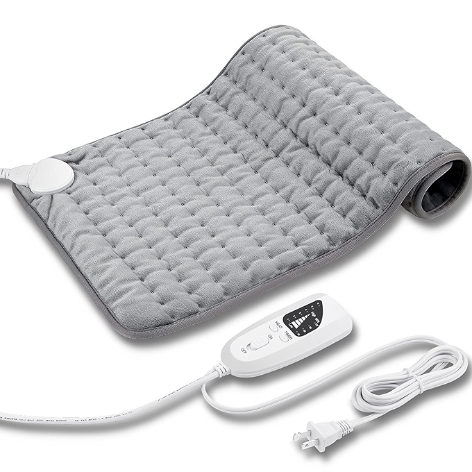 Electric Heating Pad with Multiple Temp & Timer Settings