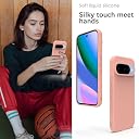 YATWIN Silicone Back Case for Google Pixel 10/10 Pro, Soft-Touch, Shockproof Phone Back Cover for Google Pixel 10/10 Pro - Pink gallery image
