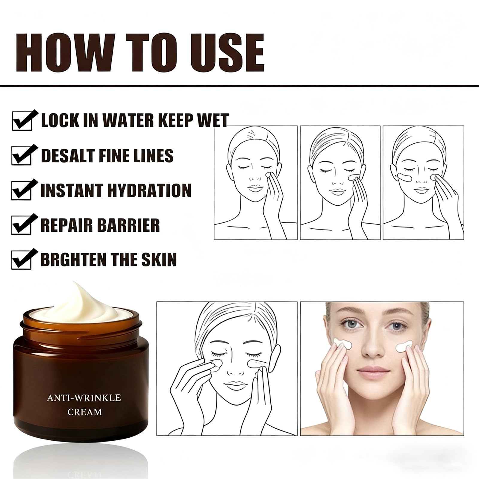 Luxeveria retinol krem przeciwzmarszczkowy, przeciw starzeniu się, ujędrniający balsam do ciała z owsiankiem, ujędrniający skórę, do precyzyjnego liftingu, redukcji zmarszczek (5 szt.)