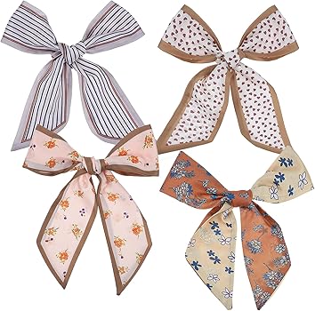 4er Set Boho Hair Scarves Für Haare, Taschen & Outfits