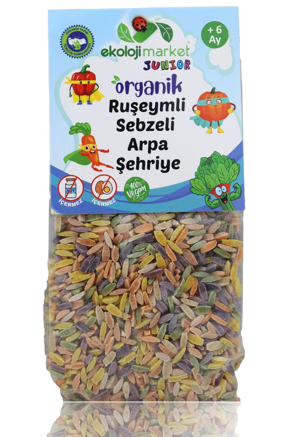 Ekoloji Market Organik Ruşeymli Sebzeli Arpa Şehriye