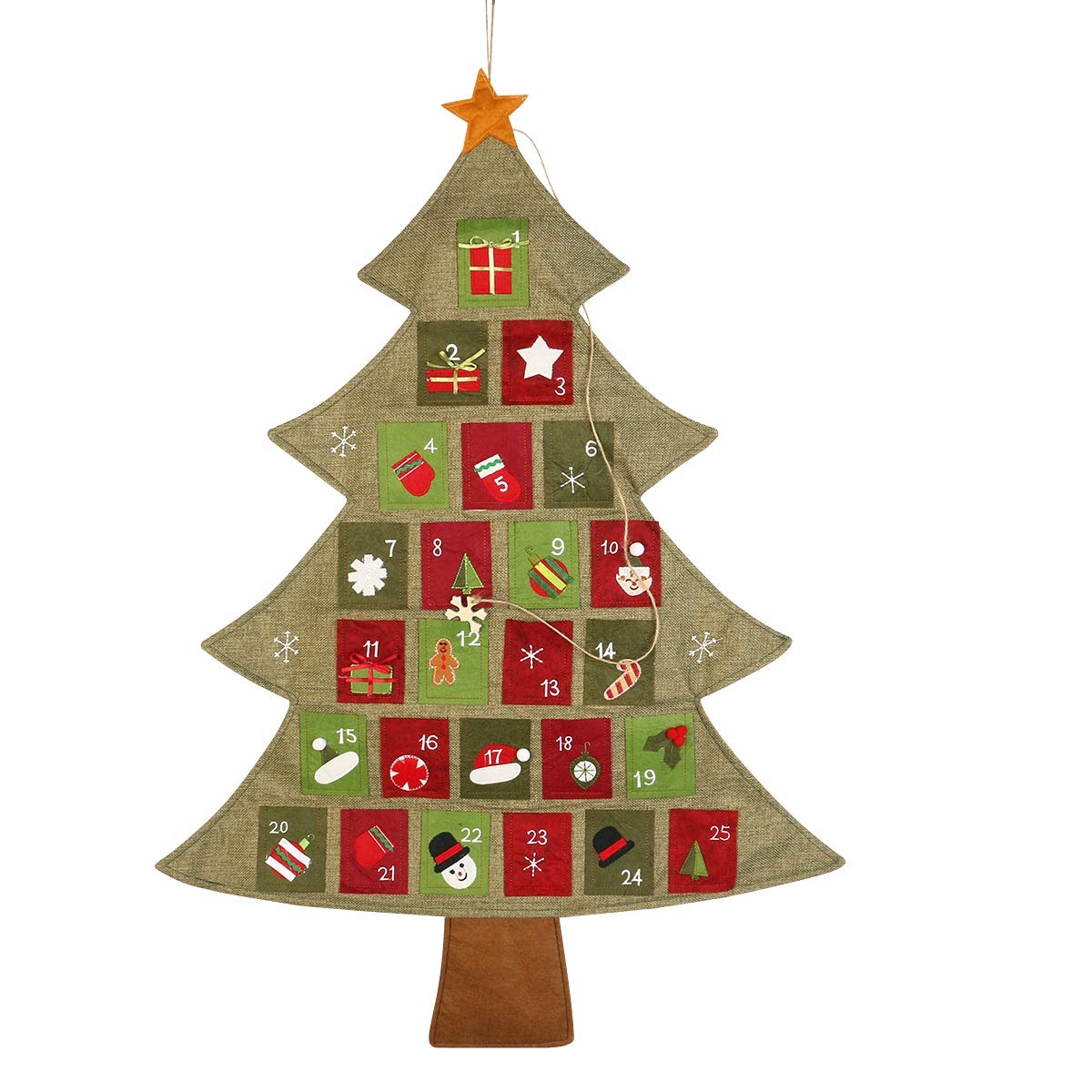 Christmas Advent Calendar Countdown to Christmas (64cm by 89cm)