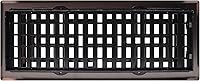 Vista 8 de Decor Grates Registro de suelo oriental AJH412-RB, 4 x 12 pulgadas, acabado de bronce frotado