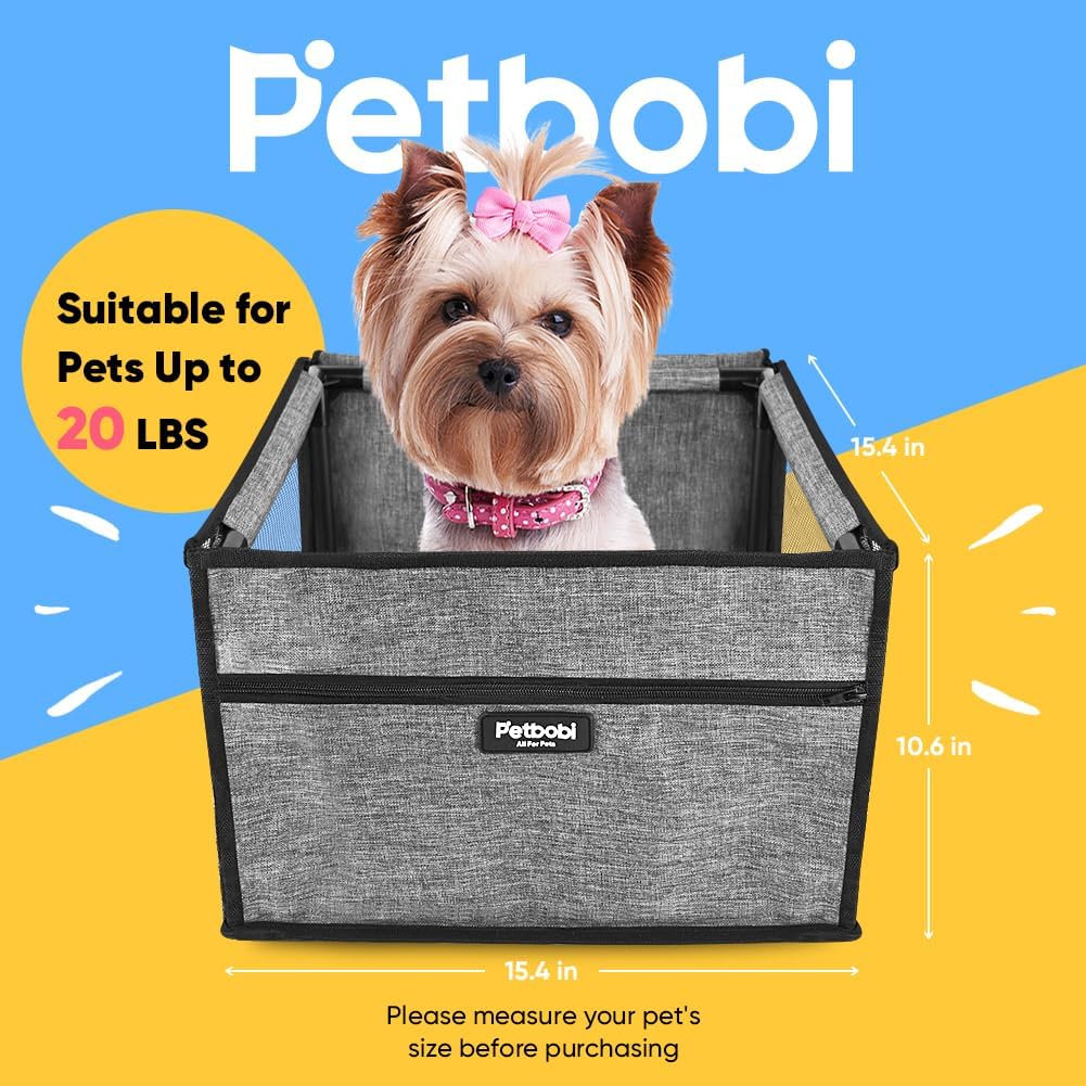 Experience Safe & Cozy Travels with the Petbobi Dog Car Seat!