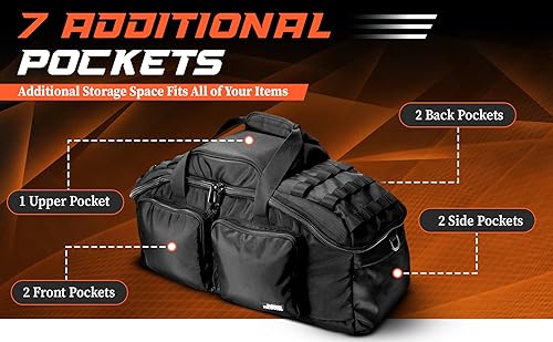 Miniatura 6 de Bolsa de DJ Gig - Organizador de cables para equipo de audio - Accesorios de transporte, equipo de sonido, controlador y más - Estuche de música