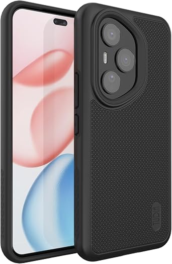 TUDIA DualShield Grip Designed for Honor 400 Pro Case 5G 2025, [MergeGrip] Military Grade Dual Layer Shockproof Slim Tough Heavy Duty Protective Phone Cases Cover Black, Basic