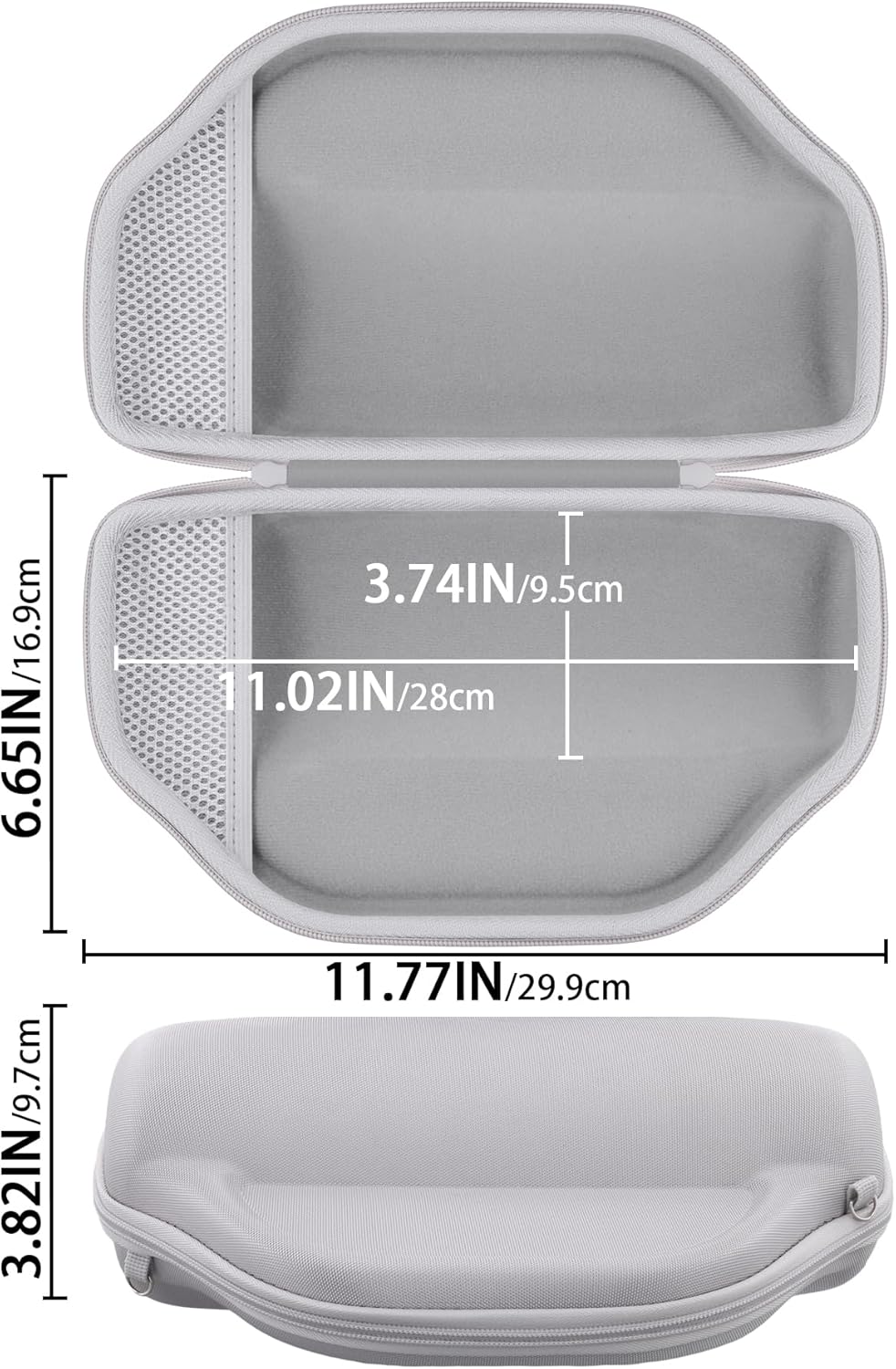 Hard Portable Case Compatible with JBL Charge 6/Charge 5 Portable Waterproof Bluetooth Speaker(White Case) - Image 6